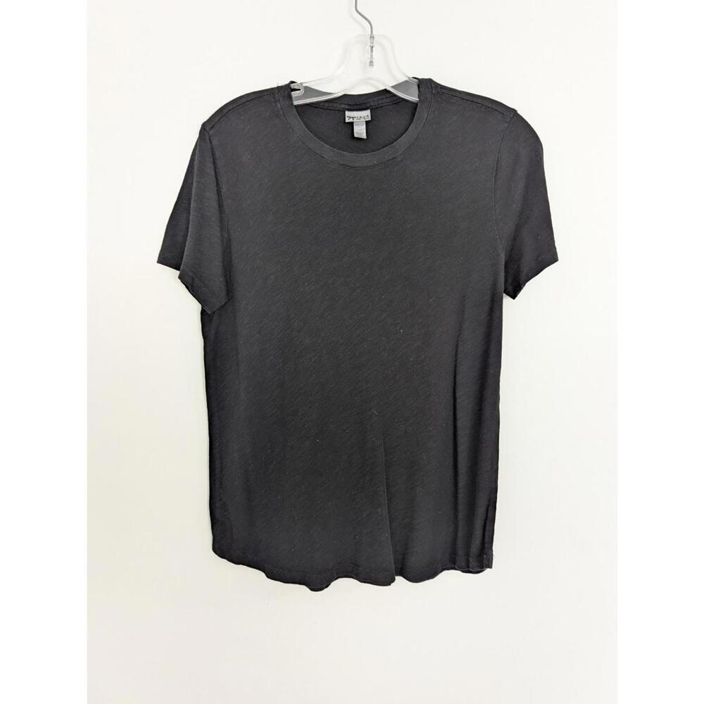 Black Bow Women's Crew Neck Casual Black Tshirt Sz Medium Loungewear Lightweight